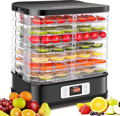 dry vegetables machine|Food Dehydrator Machine, with Fruit Roll Sheet + 8 Trays.